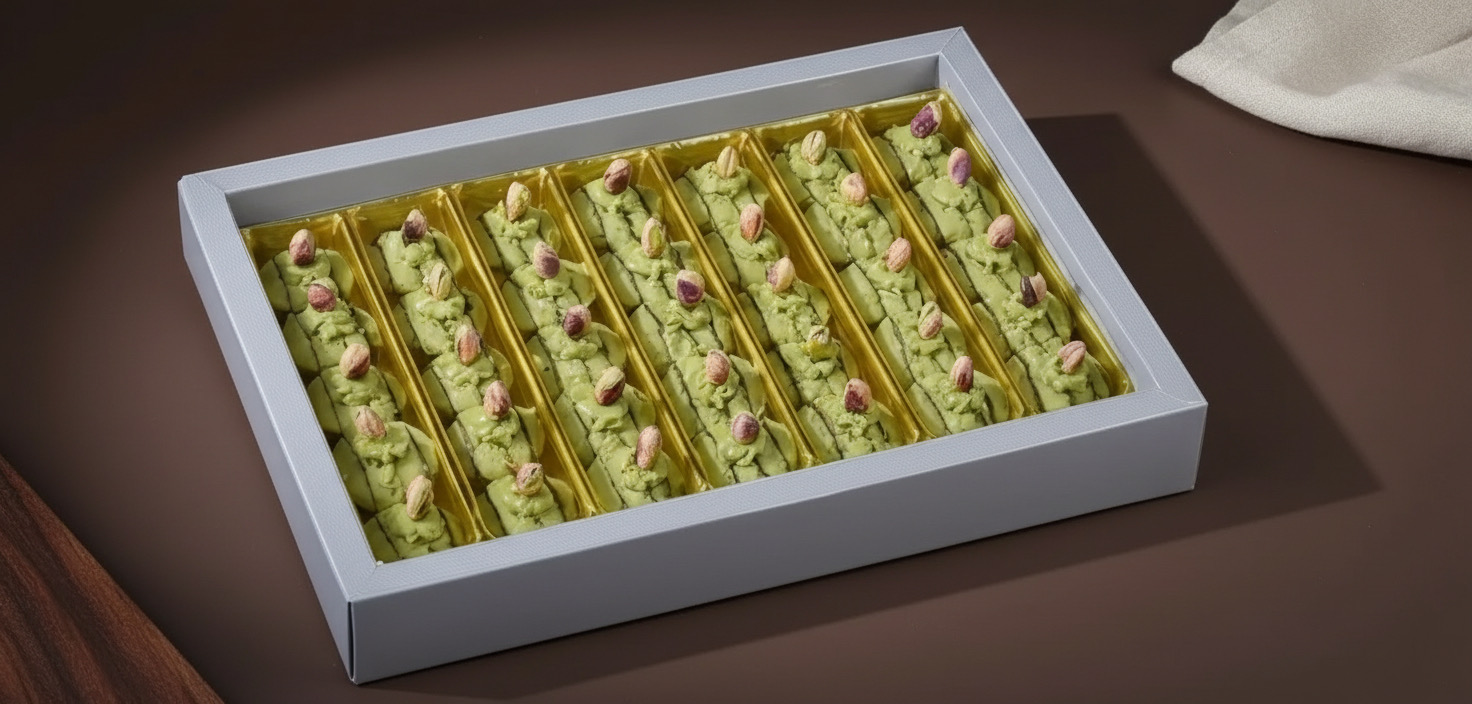 Pistachio Basbousa